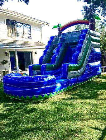16' Commercial Grade Water Slide with Landing Pool 1