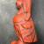 VTG Red Resin Buddha Figurine- Used 4 thumbnail