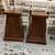 Pair Of Pine Trapezoid Pyramid End Tables By Pier One For Sale 3 thumbnail