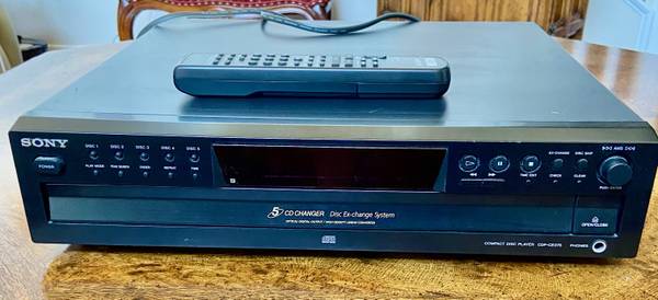 Sony CDP-CE375 5-disk Carousel CD Changer with Remote 1