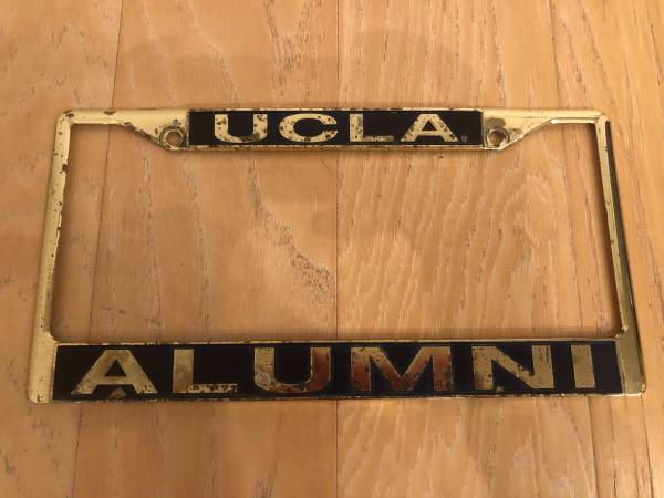 UCLA Alumni License Plate Frame (used) 1
