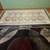 Silver Metal Coffee Table with Double Glass Top & Lace Inlay 1 thumbnail