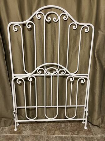Wrought Iron Twin Size Headboard and Footboard from Pottery Barn 1