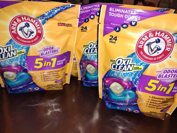Arm & Hammer plus oxi 24 pk pods $5 a bag! 1