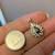 14K White Gold Pendant with Natural Sapphire & Natural Diamonds Stones 9 thumbnail