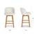 ARTICLE - Alta Swivel Counter Stool - Oak and Camellia Ivory 3 thumbnail