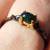 Natural Opal small Ring Silver 18K Gold Size 7; One of a kind jewelry 4 thumbnail