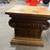 Heavy wood column pedestal / plant stand 5 thumbnail
