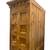 Beautiful rustic armoire solid pine Large brutalist Farm LA chic style 2 thumbnail