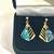 Vintage great condition, heavy gold plate, mother of pearl ears 2 thumbnail