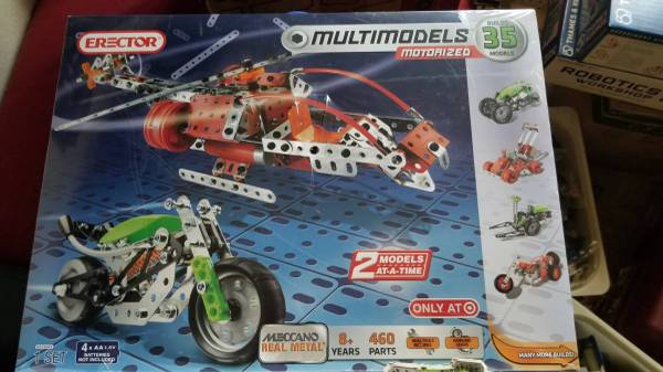 Brand new Erector sets, Robotics kits, Chemistry lab, More - toys