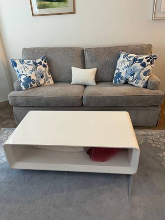 Beautiful Luxury Sofa - silvery gray 1