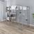 DHP Abode Twin Size Metal Loft Bed, Silver 5 thumbnail