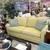 Rowe Chartreuse Colored Sofa 4 thumbnail