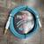 Pig Hog PCH10DB 1/4" TS Straight Instrument Cable - 10' Daphne Blue 2 thumbnail