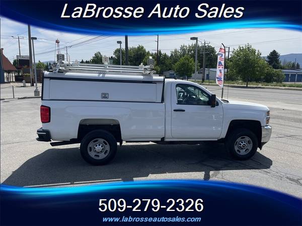 2017 Chevrolet 2500HD Reg cab 4WD work canopy, bed slide and more. - $21,87063613093543171124