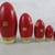 Kurt S. Adler 5 Piece Santa Claus Wooden Nesting Dolls 5 5/8" Tall 5 thumbnail