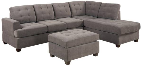 Grey Reversible Sectional 1
