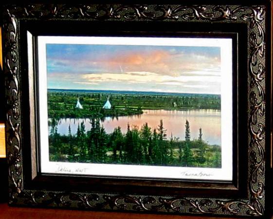 Tawna Brown "Deline NWT" Small Fine Art Color Photograph Signed Framed 1
