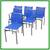 Alberto Meda Design Sapphire Blue Alias Chairs, Set Of Six 1 thumbnail