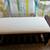 Bench with Lower Shoes Shelf- New Upholstery Beige Fabric Seat, Wood- $130 FIRM 3 thumbnail