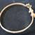 Carribean Lizard Hook Bangle Bracelet CBC .925 and 14K 5 thumbnail