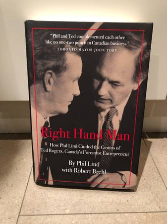 NEW hardcover copy of Right Hand Man by Phil Lind 1