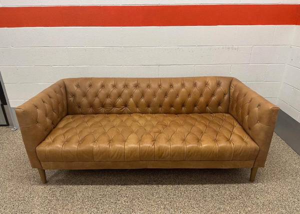 C&B Rollins Leather Sofa 1