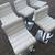 White Leather Bar Stools 8 thumbnail