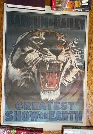 Barnum & Bailey Circus - The Greatest Show On Earth - Roaring Tiger 1