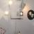MID-CENTURY - MODERN CHROME WALL LAMP - RARE AND UNIQUE 4 LIGHTS 70s 5 thumbnail
