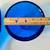 Heavy art glass cobalt blue bowl set 5 thumbnail