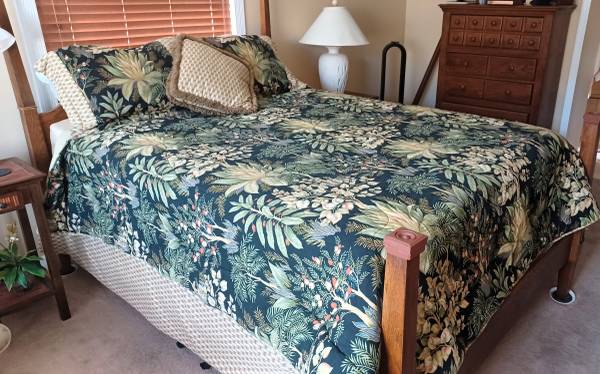 Bedroom tropical comforter set 1