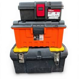 Three Used Tool Boxes 1