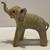 Vintage Elephant Figurines Hand Crafted Crushed Oyster Shell & Resin E 12 thumbnail