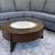 Unique Custom Walnut Coffee Table – Round w/ Hidden Compartment 1 thumbnail