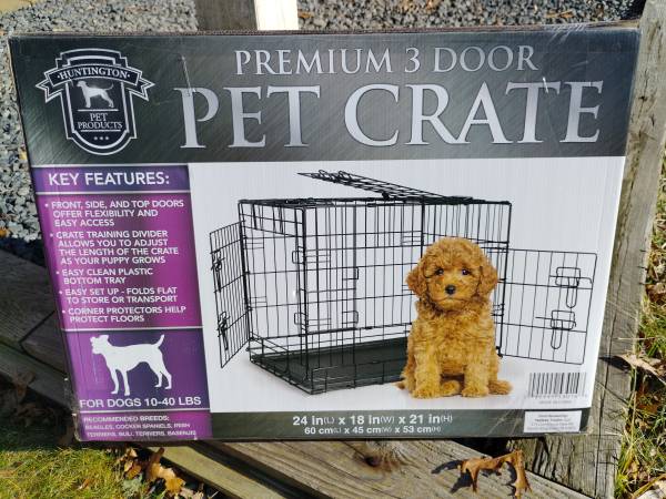 TWO PET CRATES 1