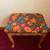 Decorative Wooden Stool - 20”L x 16”W x17”H 4 thumbnail