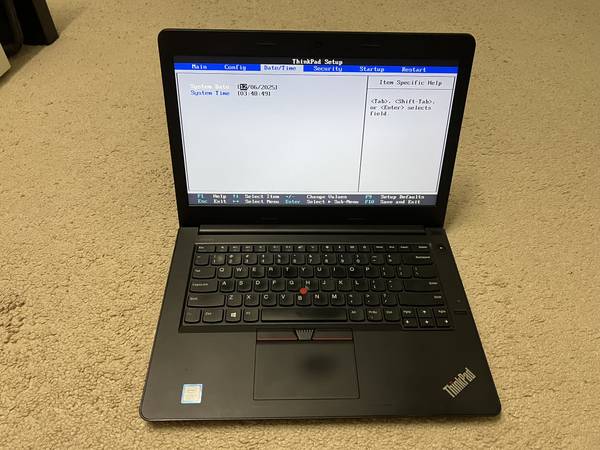 Lenovo E470 i3-7100u, 8gb RAM, 256gb SSD 1