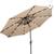 10 Ft. STEEL FRAME BEIGE SOLAR PATIO UMBRELLA - ALLNEW 1 thumbnail