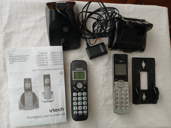PHONES - V-TECH, BOTH FOR $5 1