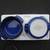 FOUR BLUE MICROWAVE BOWLS 2 thumbnail