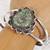 Vintage Signed Native Sterling Sea Foam Turquoise Cuff Bracelet MED 1 thumbnail