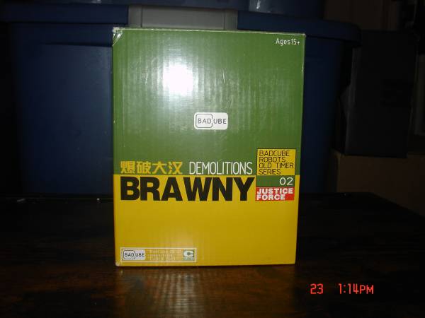 Masterpiece transformers Bad cube Brawny 1