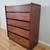 Vintage 1960s Dillingham Mid Century Modern Walnut Highboy Dresser MCM 2 thumbnail