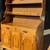Vintage Solid Maple Colonial Style Two Piece Hutch Cabinet 3 thumbnail