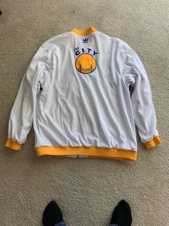ADIDAS NBA GOLDEN STATE WARRIORS THE CITY MESH JACKET SIZE 2XL - $100 (los gatos)63471438518915121