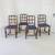 Vintage Oak Wood Arts and  Crafts Dining Chairs 2 thumbnail