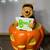 NEW Disney 1999 Halloween Pooh in Light up Pumpkin 11" x 9" 1 thumbnail