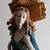 Chrisdon, 24" resin figurine of a lady holding a parasol. 2 thumbnail